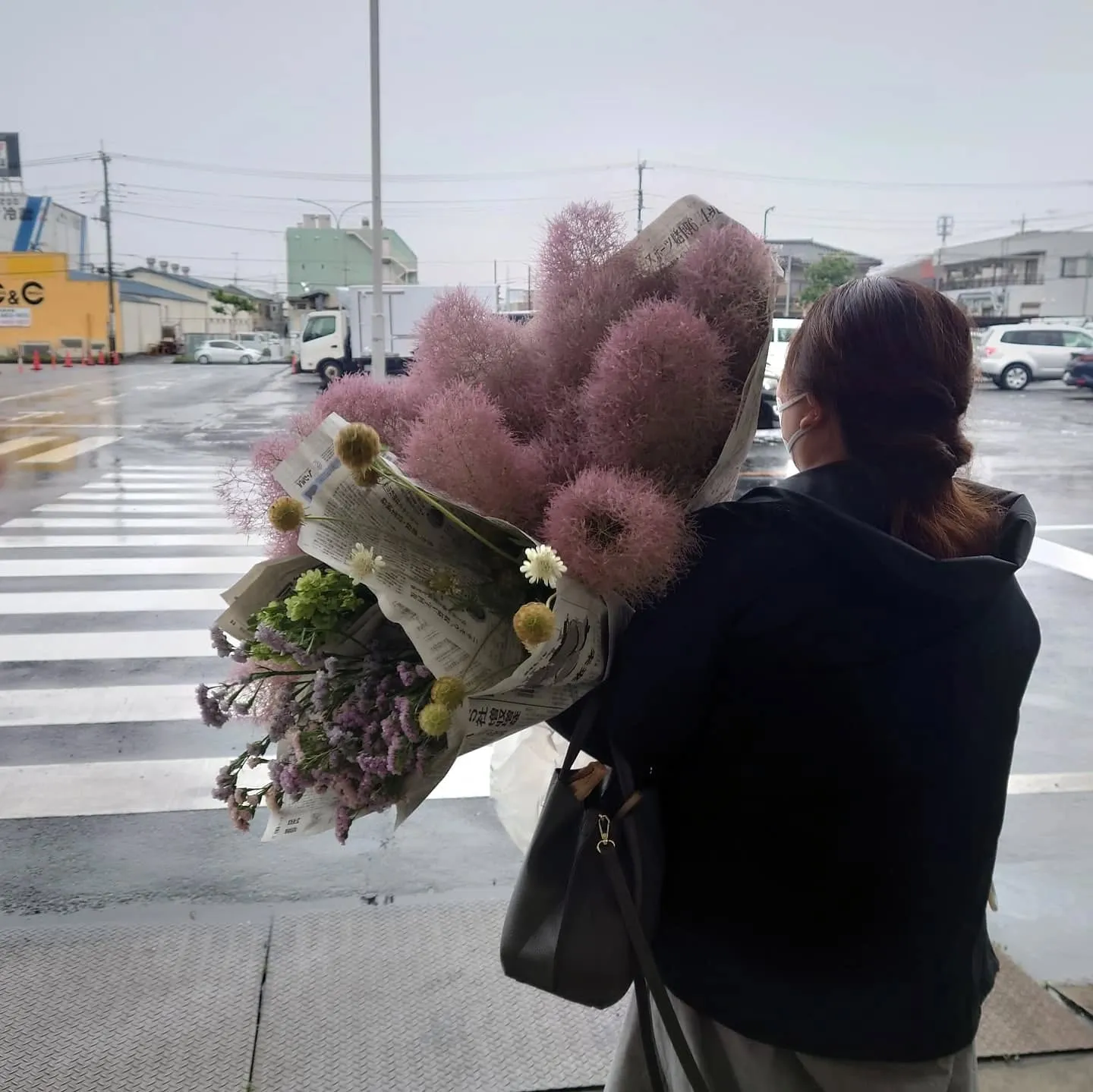 ☔のなか