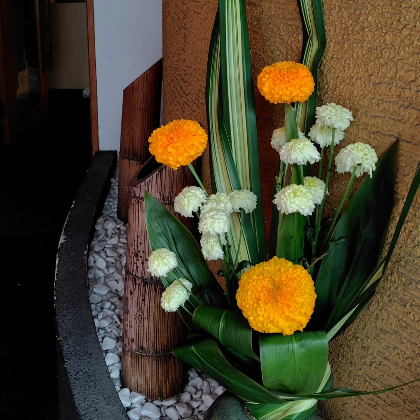 元気玉でお客様をお出迎え