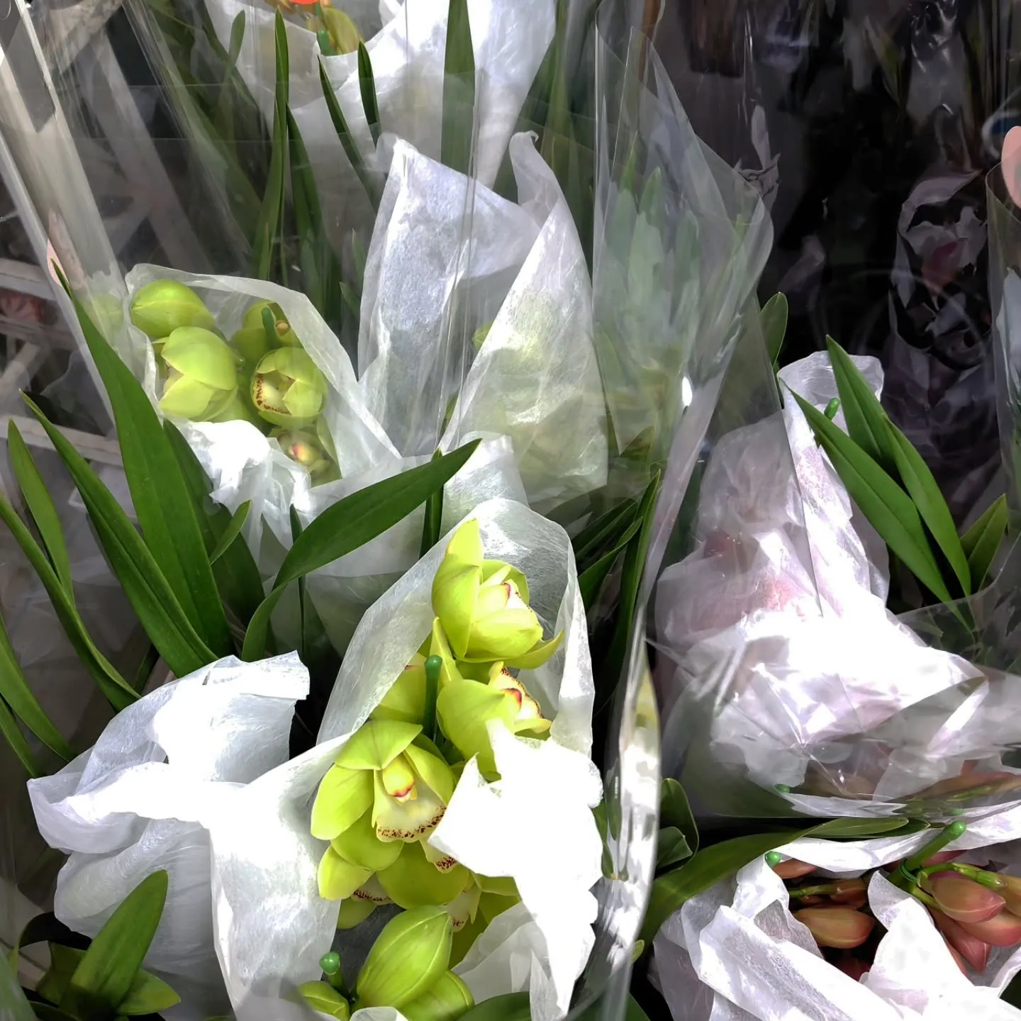 お店に添えるお花